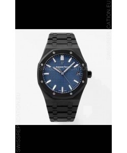 Audemars Piguet Royal Oak PVD Coated Swiss Replica Watch 3120 Swiss Movement - Blue Dial 