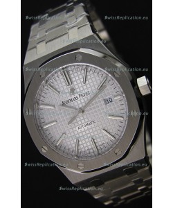 Audemars Piguet Royal Oak 41MM Silver Dial Steel Strap - 1:1 Mirror Ultimate Edition