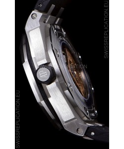 Audemars Piguet Royal Oak Diver Swiss Replica Watch Black Dial 1:1 Quality 3120 Movement 904L Steel 