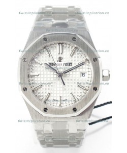 Audemars Piguet Royal 34MM Super Clone Swiss Replica Watch in White Dial