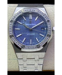 Audemars Piguet Royal Oak 37MM Blue Dial Watch in 3120 Movement - 1:1 Mirror Replica