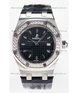 Audemars Piguet Royal Oak 33MM 904L Steel Quartz Black Dial Swiss Replica Watch
