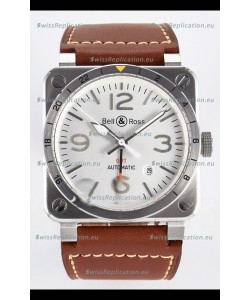 Bell & Ross BR03-93 GMT Edition White Dial 1:1 Mirror Replica Watch 