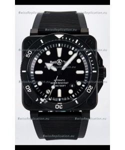 Bell & Ross BR03-92 Divers Edition PVD Coated 1:1 Mirror Replica Black Dial