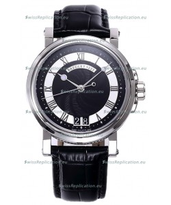 Breguet Marine Automatic Big Date 5817 Stainless Steel Watch with in Black Dial 