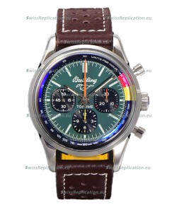 Breitling Top Time B01 Ford Mustang Leather Strap 1:1 Mirror Swiss Replica Watch 