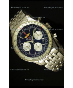 Breitling Navitimer 01 Swiss 1:1 Mirror Updated 2017 Replica Watch in Blue Dial
