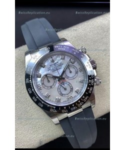 Rolex Cosmograph Daytona 116519LN Pearl Dial Cal.4130 Movement - 904L Steel Watch