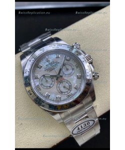 Rolex Cosmograph Daytona M116509-0064 Pearl Dial Cal.4130 Movement - 904L Steel Watch