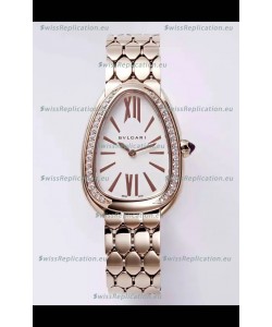Bvlgari Serpenti Seduttori Edition in Rose Gold Casing Super Clone Watch