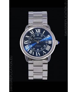 Cartier "Ronde De Cartier" 1:1 Mirror Replica 904L Stainless Steel Casing in Blue Dial