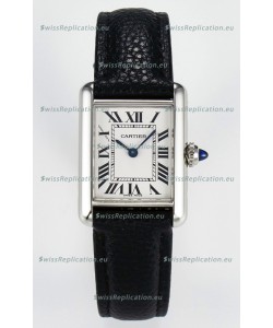 Tank Must Cartier Super Clone Edition 29MM Watch in Steel Casing White Dial 