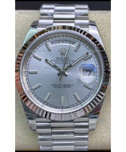 Rolex Day Date Presidential 904L Steel 40MM - Steel Dial 1:1 Mirror Quality Watch