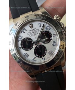 Rolex Cosmograph Daytona 116509 White Dial Cal.4130 Movement - 904L Steel Watch