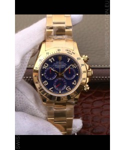 Rolex Cosmograph Daytona 116508 Yellow Gold Original Cal.4130 Movement - 904L Steel Watch