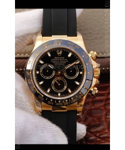 Rolex Cosmograph Daytona 116508 Yellow Gold Original Cal.4130 Movement - 904L Steel Watch