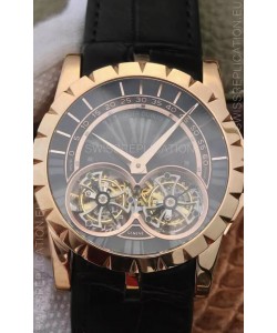 Replica Roger Dubuis Excalibur RDDBEX0280 1:1 Mirror Replica Watch in Rose Gold Casing