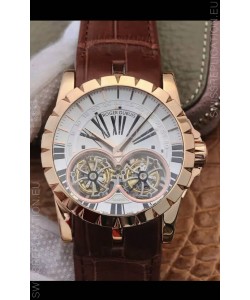 Replica Roger Dubuis Excalibur RDDBEX0249 1:1 Mirror Replica Watch in Rose Gold Casing