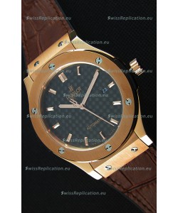 Hublot Classic Fusion King Gold Swiss Replica Watch - 1:1 Mirror Replica