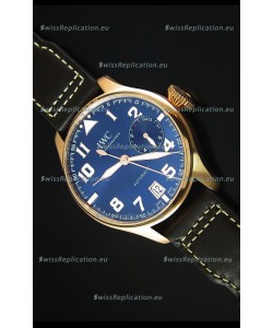 IWC Big Pilot Rose Gold - Functional Power Reserve 1:1 Mirror Replica Watch