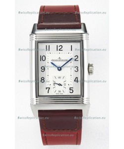 Jaeger-LeCoultre Reverso Super Clone DuoFace Black/White Steel Replica Watch 