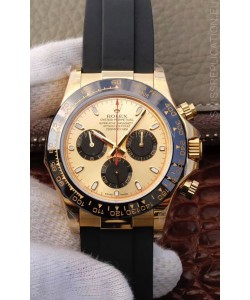 Rolex Cosmograph Daytona 116508 Yellow Gold Original Cal.4130 Movement - 904L Steel Watch
