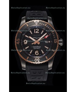 Breitling Superocean Automatic 46 Black Steel - Black Dial in DLC Coated Casing 
