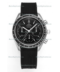 Omega Speedmaster Racing 904L Steel Chronograph 1:1 Mirror Replica in Black Dial