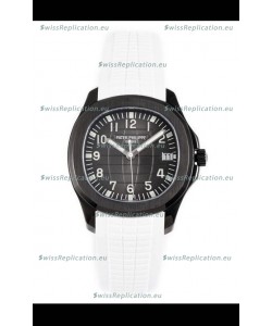 Patek Philippe Aquanaut 5167 Black Venom Edition 1:1 Mirror Replica Watch - White Strap
