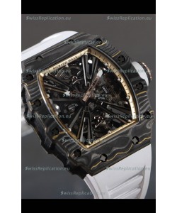 Richard Mille RM12-01 Carbon Fiber Case Genuine Tourbillon Movement 1:1 Mirror Replica Watch