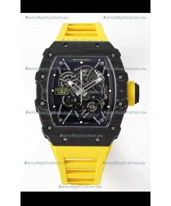 Richard Mille RM35-01 Rafael Nadal Carbon Fiber Casing with Genuine Tourbillon Super Clone Watch 