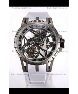 Roger Dubuis Excalibur Spider Flying Tourbillon Skeleton Titanium Casing 45MM 1:1 Mirror Swiss Watch