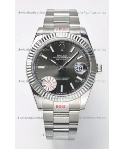 Rolex Datejust Cal.3235 Movement Swiss Watch 1:1 Mirror Replica 904L Steel 41MM - Grey Dial 