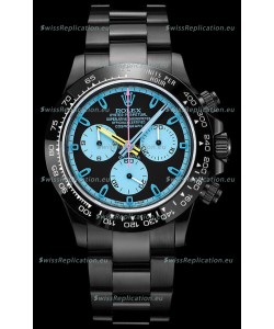 Rolex Daytona Blaken 1:1 Swiss Mirror Replica Black Dial Cal.4130 Movement (WITH BOX) 