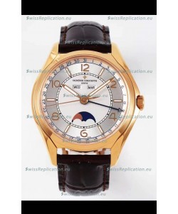 Vacheron Constantin Fiftysix Edition Rose Gold Watch 904L Steel 1:1 Mriror Replica Steel Dial 
