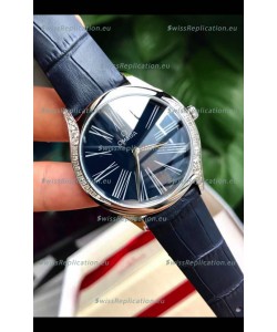 Omega De Ville Tresor Edition Swiss Quartz Watch 36MM Steel Casing Blue Dial