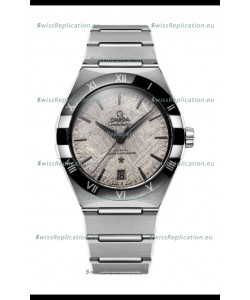 Omega Co-Axial Constellation Stainless Steel Meteorite Dial 1:1 Mirror Replica 41MM