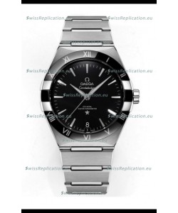 Omega Co-Axial Constellation Stainless Steel Black Dial 1:1 Mirror Replica 41MM