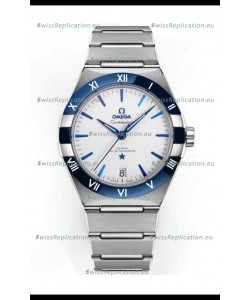 Omega Co-Axial Constellation Stainless White Green Dial 1:1 Mirror Replica 41MM