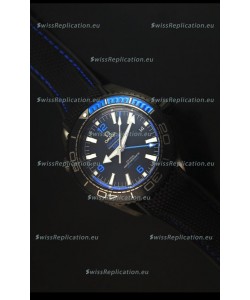 Omega Seamaster Planet Ocean Deep Black Blue GMT 1:1 Edition Swiss Replica Watch