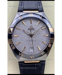 Omega Co-Axial Constellation 41MM 904L Steel - Grey Dial 1:1 Mirror Replica Watch