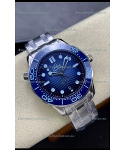 Omega Seamaster 300M Summer Blue Swiss 904L Steel 1:1 Mirror Replica Watch