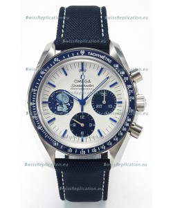 Omega Speedmaster 50th Anniversary Super Clone Snoopy Replica Watch in Nylon Strap 