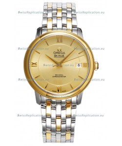 Omega De Ville Co-Axial Chronometer 36.8MM Swiss Replica Watch in Two Tone Casing