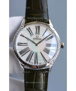 Omega De Ville Tresor Edition Swiss Quartz Watch 36MM Steel Casing White Dial