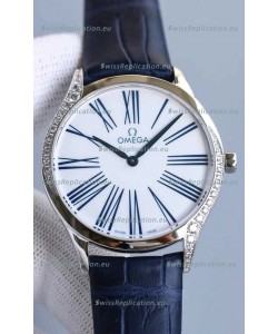 Omega De Ville Tresor Edition Swiss Quartz Watch 36MM Steel Casing White Dial