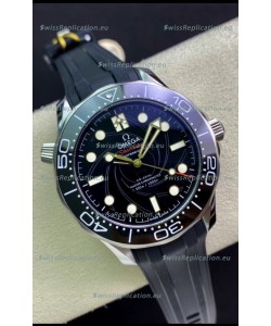 Omega Seamaster Diver 300M Edition 1:1 Mirror Replica Watch in Black Dial 
