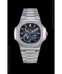 Patek Philippe Nautilus 5712/1A 1:1 Quality Swiss Replica Watch in Blue Dial 