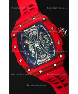 Richard Mille RM53-01 Pablo Mac Donough Red Carbon Case Swiss Replica Watch 