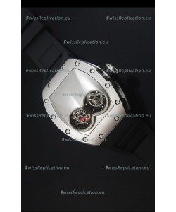 Richard Mille RM053 Tourbillon Pablo Mac Donough Swiss Replica Watch in Titanium Case Black Strap